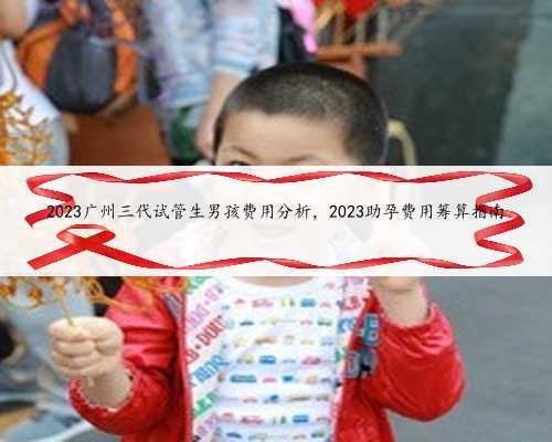 2023广州三代试管生男孩费用分析，2023助孕费用筹